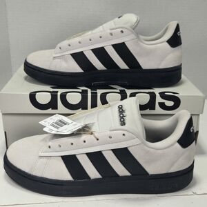 Adidas Grand Court Alph 00s Men's Black and White Sneakers 2 Laces Size 11.5